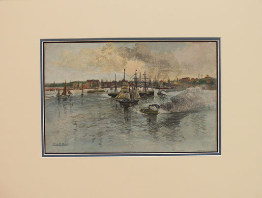 Australia, Circular Quay, Sydney Harbour, c1886