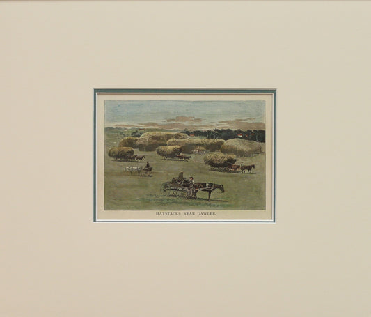 Australia,  Haystacks Near Gawler, c1886