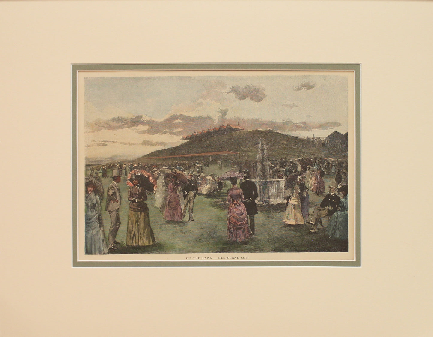 Australia, On the Lawn, Melbourne Cup, c1886