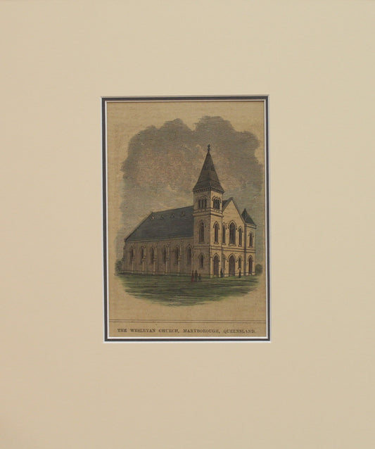 Australia, The Wesleyan Church, Maryborough, c1885 #2