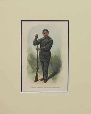 Australia and New Zealand,  William Thompson, The Maori King-Maker c1886