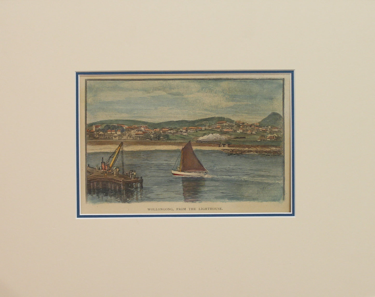 Australia, Wollongong from the Lighthouse, c1886
