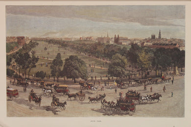 Australia, Hyde Park, Sydney, Reproduction, c1886