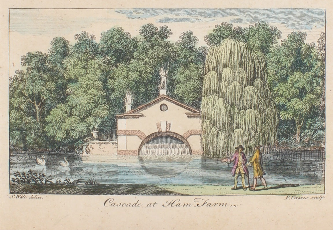 Historical, Cascade at Ham Farm, F. Vivares, c1761