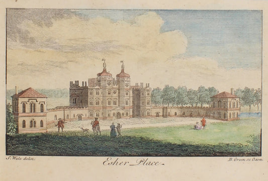 Historical, Esher Place, S. Wale, c1761