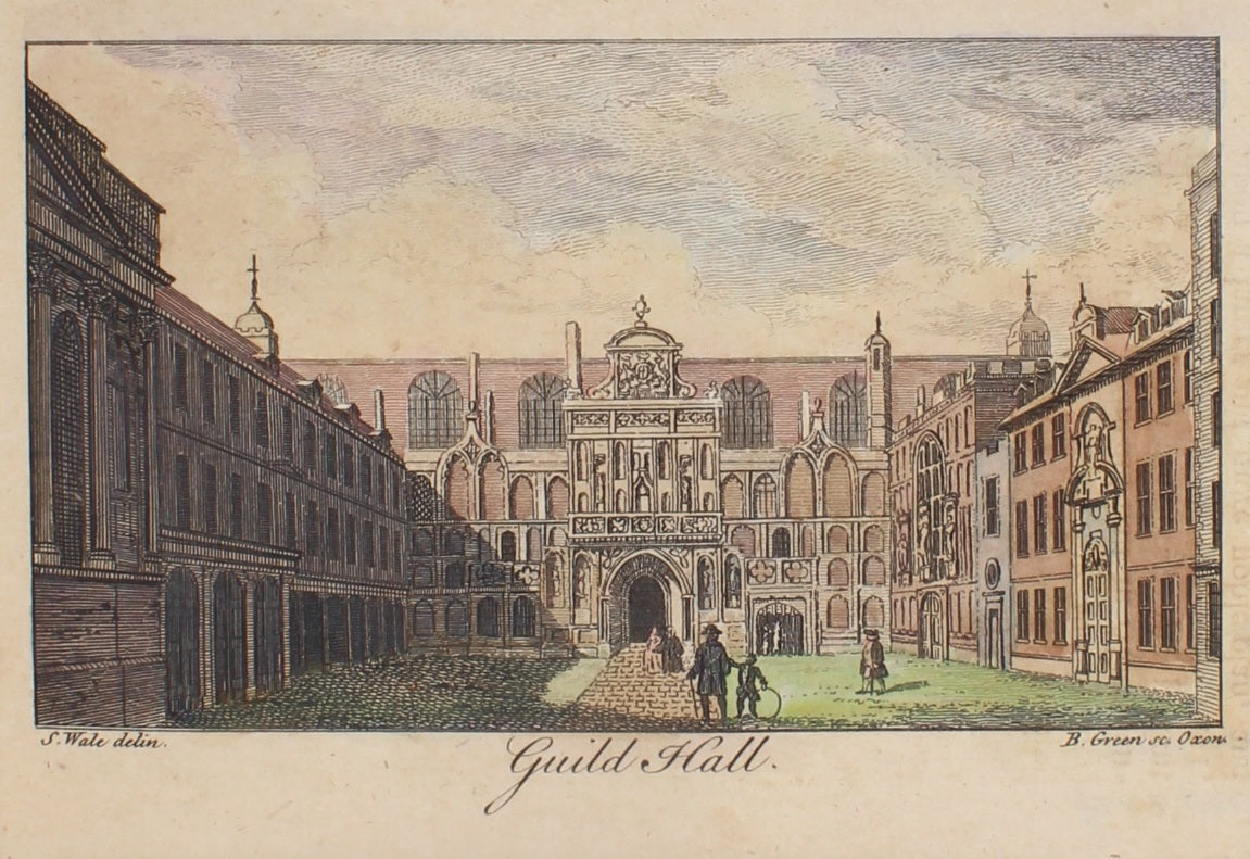 Historical, Guild Hall, S. Wale, c1761