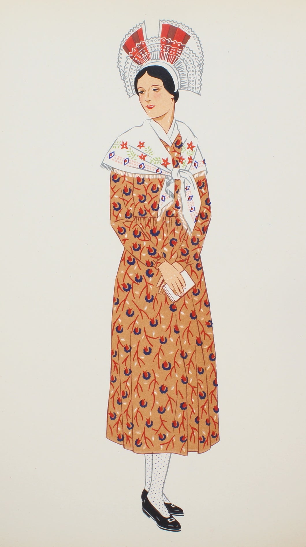 Costume, French Regional, Lepage-Medvey, Woman of Champagne, 1939