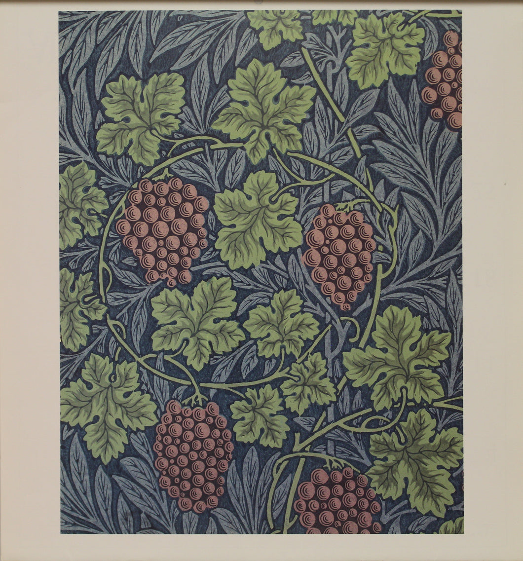 Decorator, Morris William, Wallpaper Design, Vine, Art Nouveau, c1917