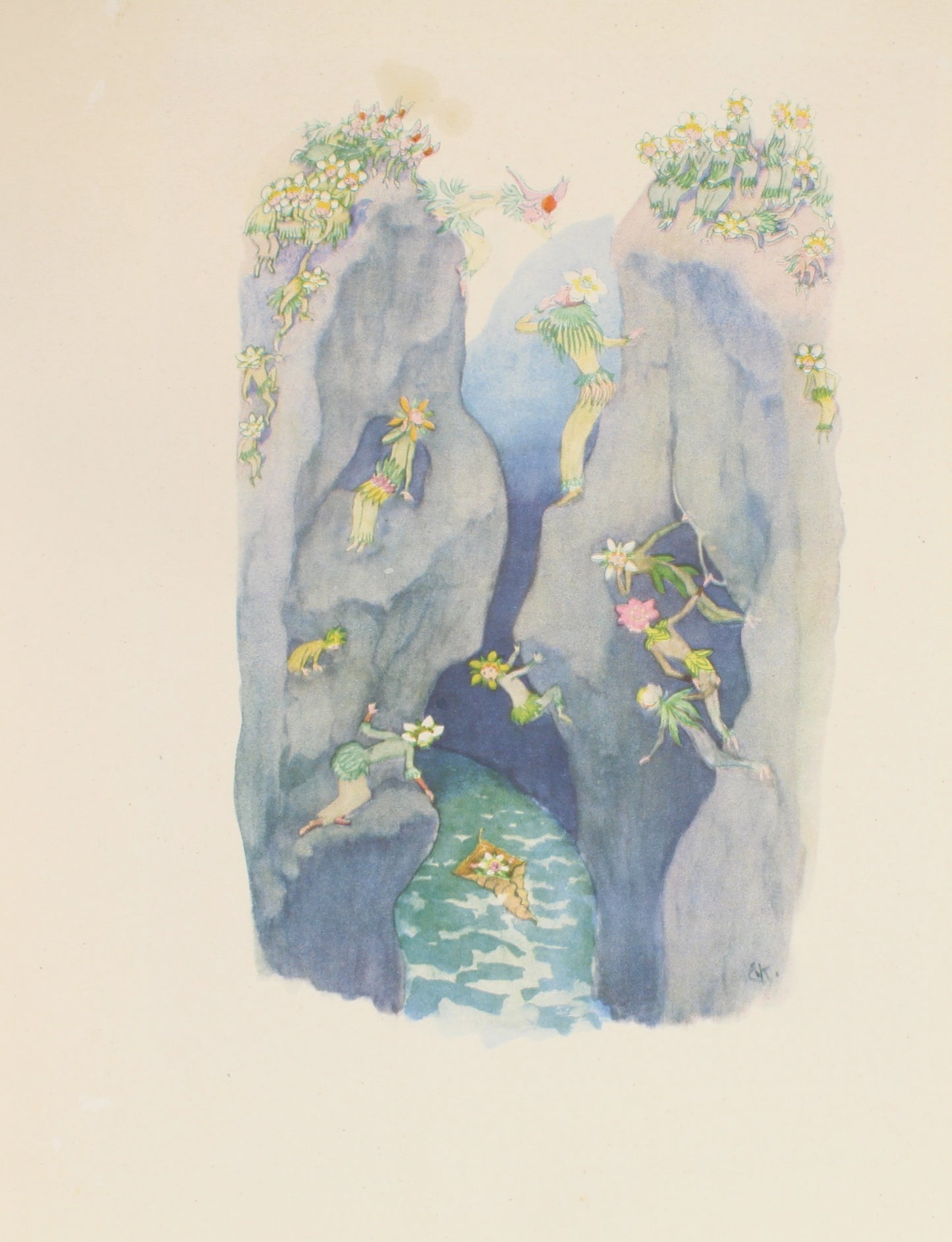 Storytime, Ernst Kreidolf, Alpine Flowers Fairytale, c1933, Number 1