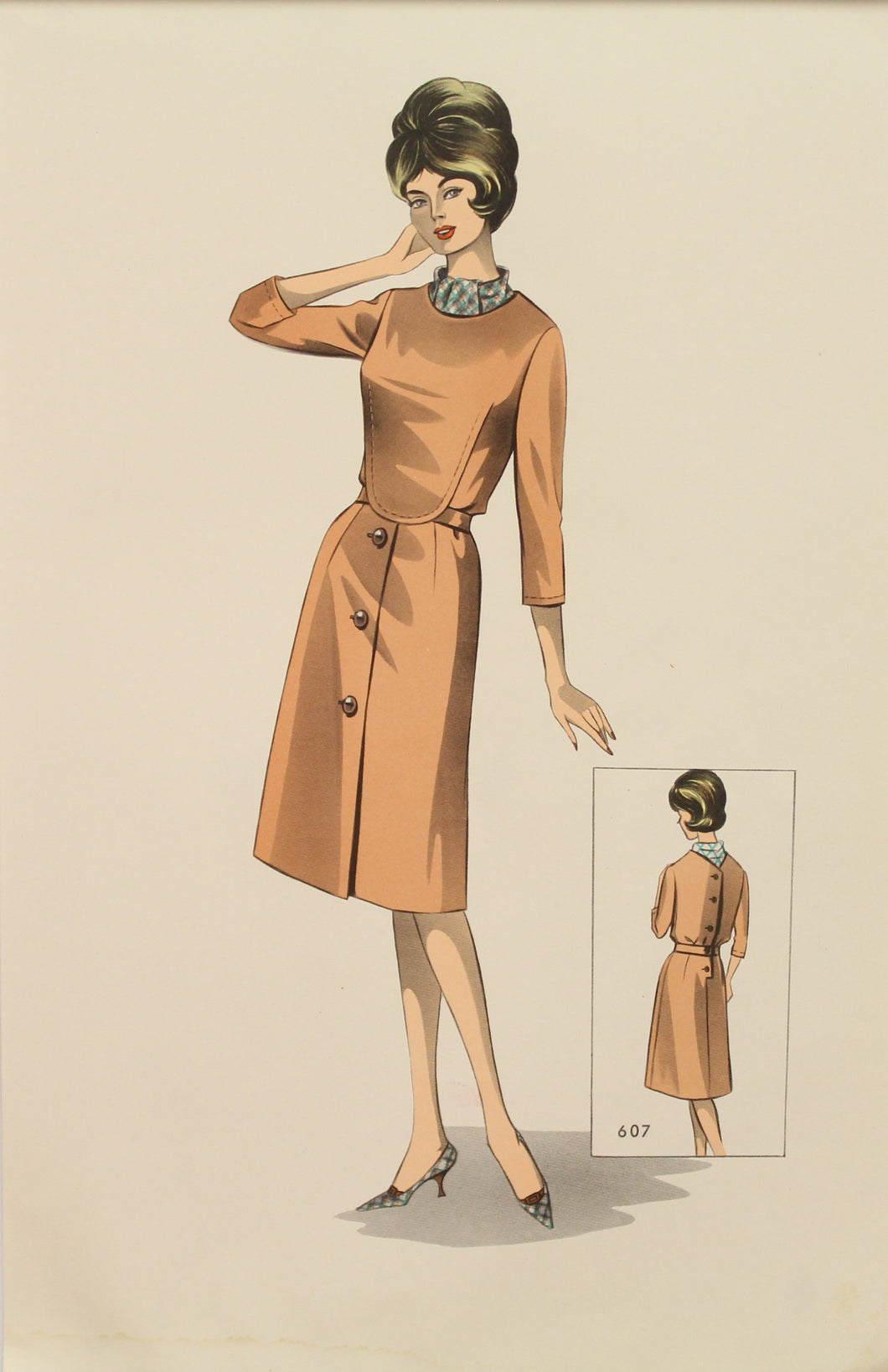 Fashion of the 60s, New Lines from the Fashions in Vienna, Mode Studio, 607, 1965