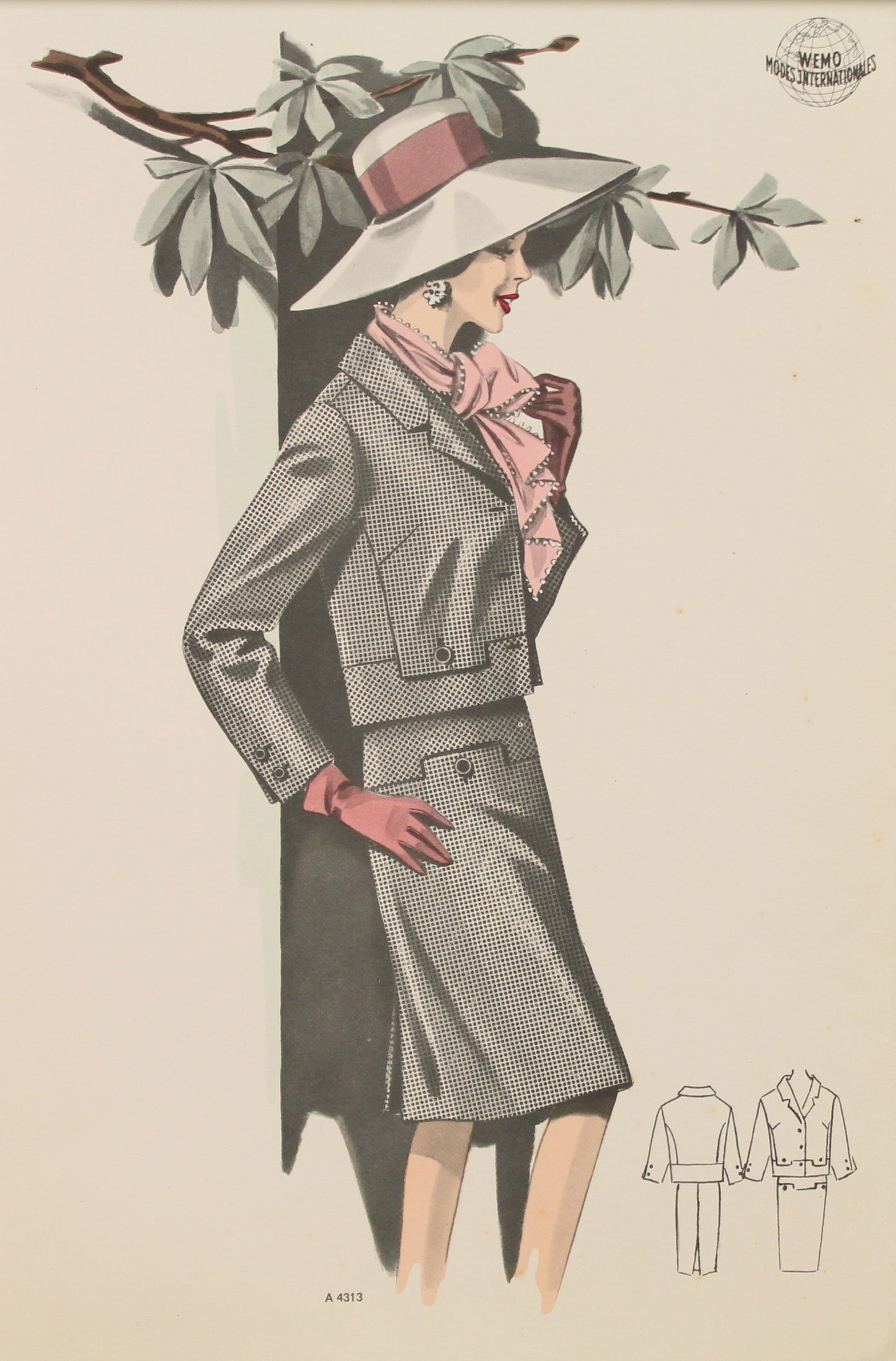 Fashion of the 60s, New Lines from the Fashions in Vienna, Mode Studio, A4313, 1965