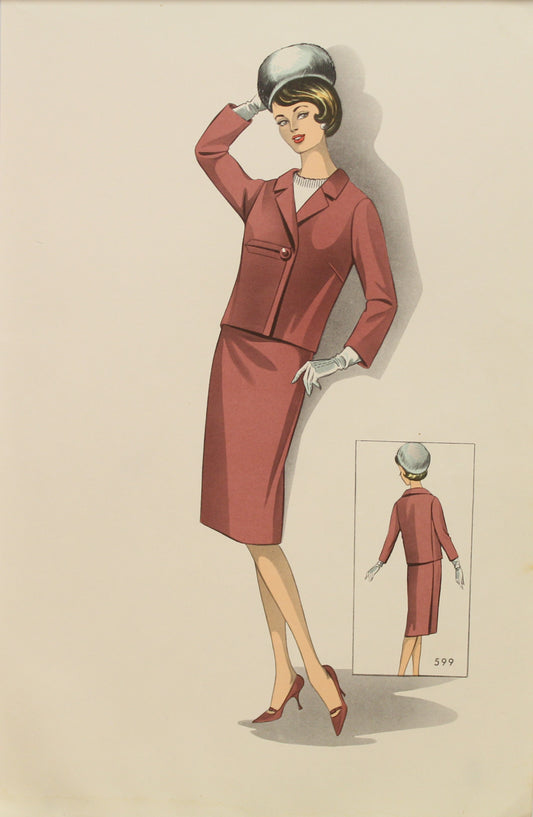 Fashion of the 60s, New Lines from the Fashions in Vienna, Mode Studio, 599, 1965
