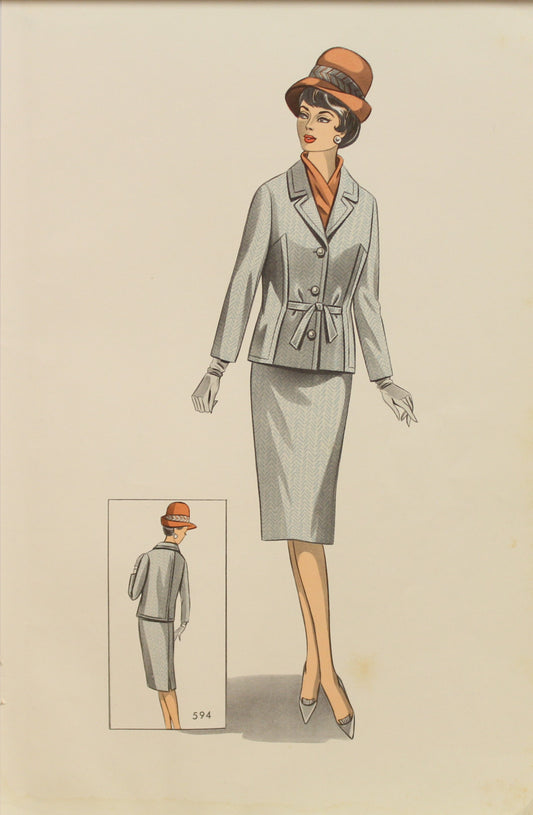 Fashion of the 60s, New Lines from the Fashions in Vienna, Mode Studio, 594, 1965