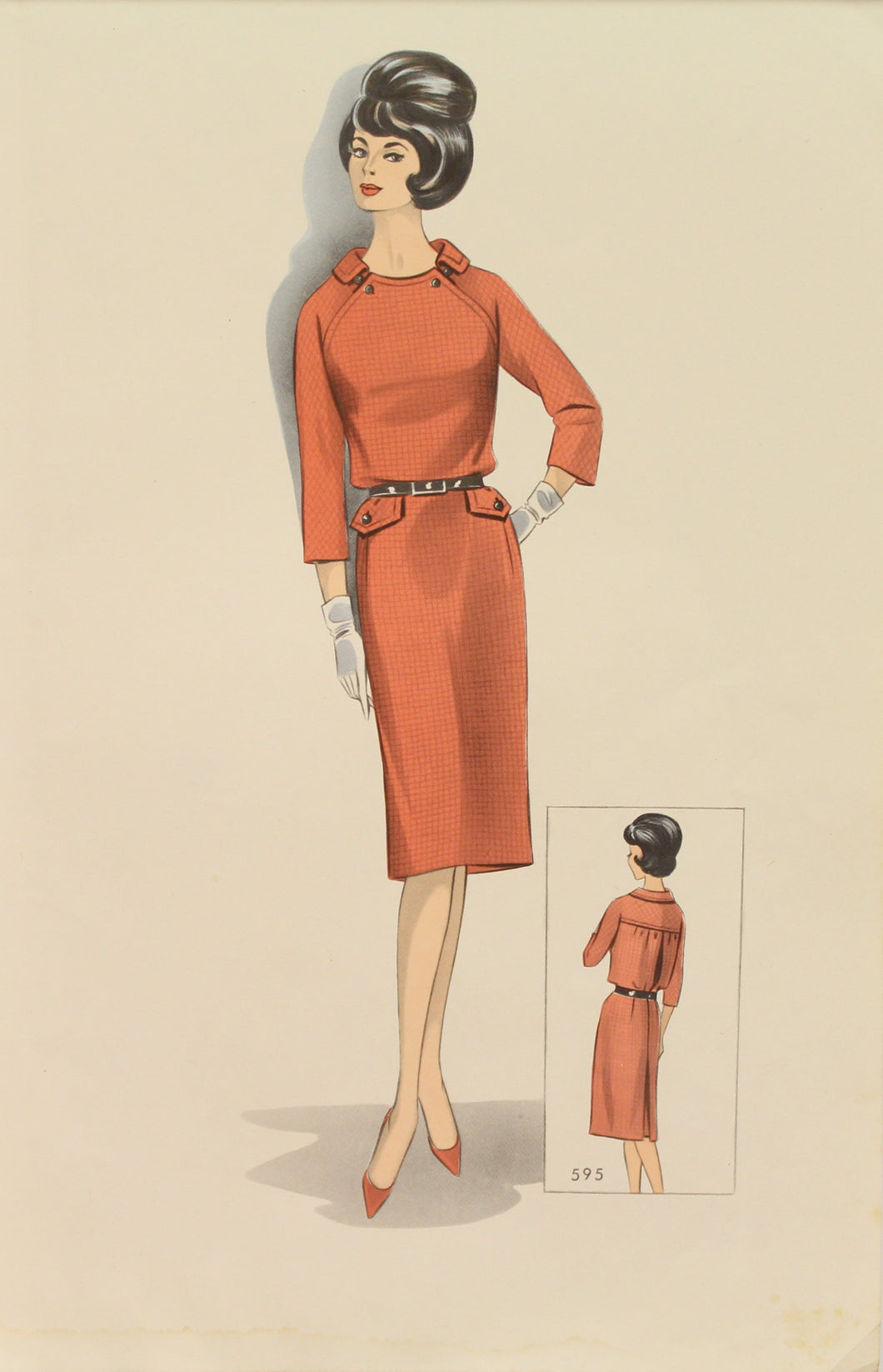 Fashion of the 60s, New Lines from the Fashions in Vienna, Mode Studio, 595, 1965