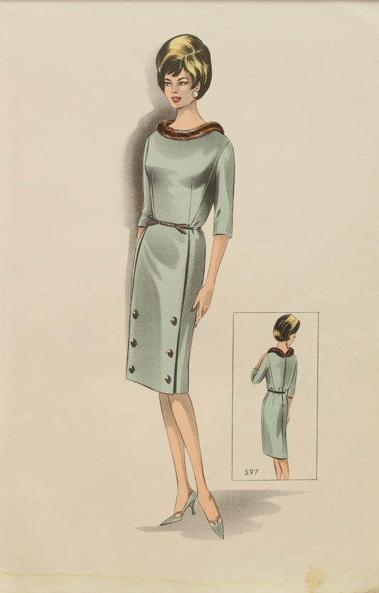 Fashion of the 60s, New Lines from the Fashions in Vienna, Mode Studio, 597, 1965