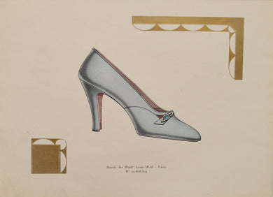 Fashion, French Society Shoes, Leon Weil Loop, RE22808-574, c1920