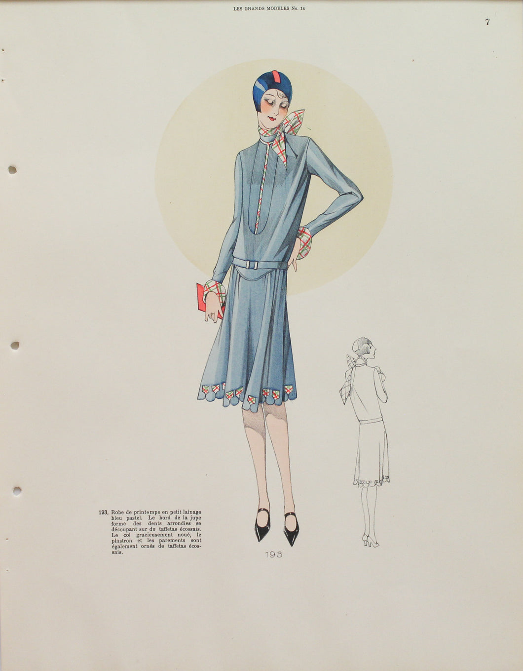 Fashion, Les Grands Models, #14, Page 7, Outfit 193, 1920 - 1929