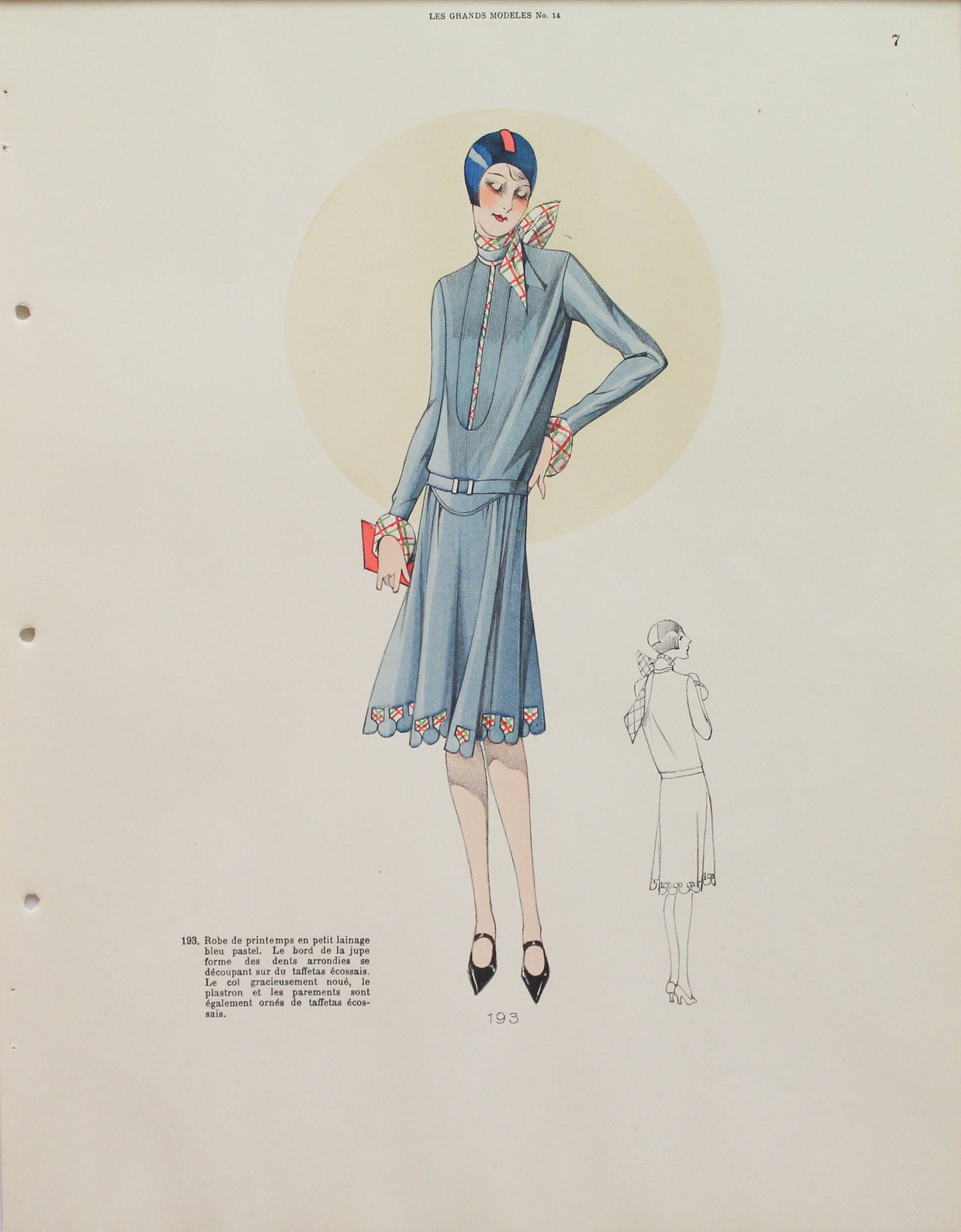 Fashion, French, Les Grands Modeles, No 14, Style Number 193, 1920s