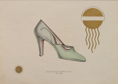 Fashion, French Society Shoes, Loop of Maison Jean Peraro-Paris, c1920