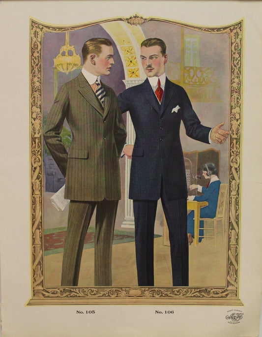 Fashion, Mens, Mason and Hanson, #105-106, Autumn Winter, 1920-1921
