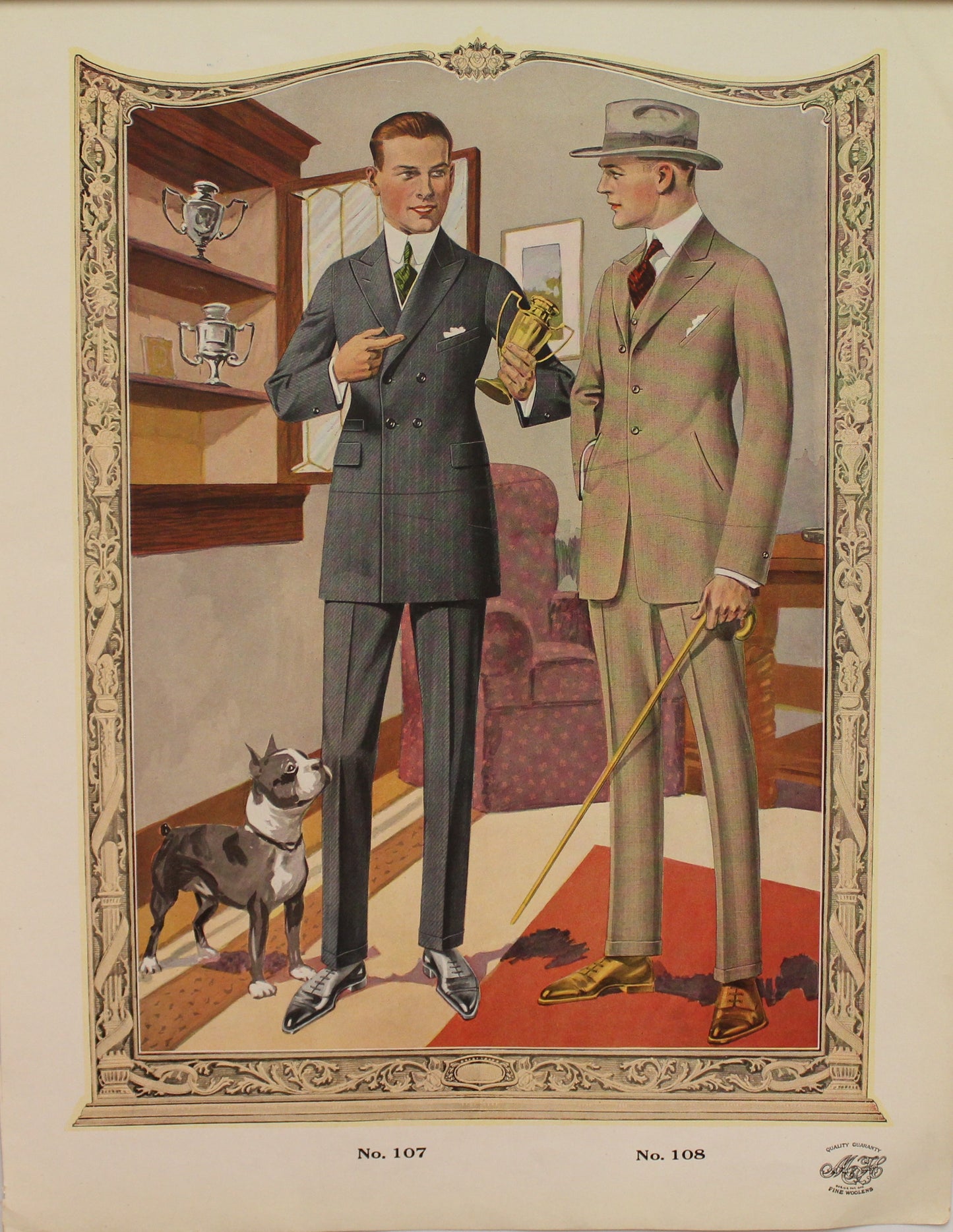 Fashion, Mens, Mason and Hanson, #107-108, Autumn Winter, 1920-1921