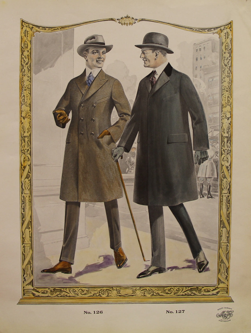 Fashion, Mens, Mason and Hanson, #126-127, Autumn Winter, 1920-1921