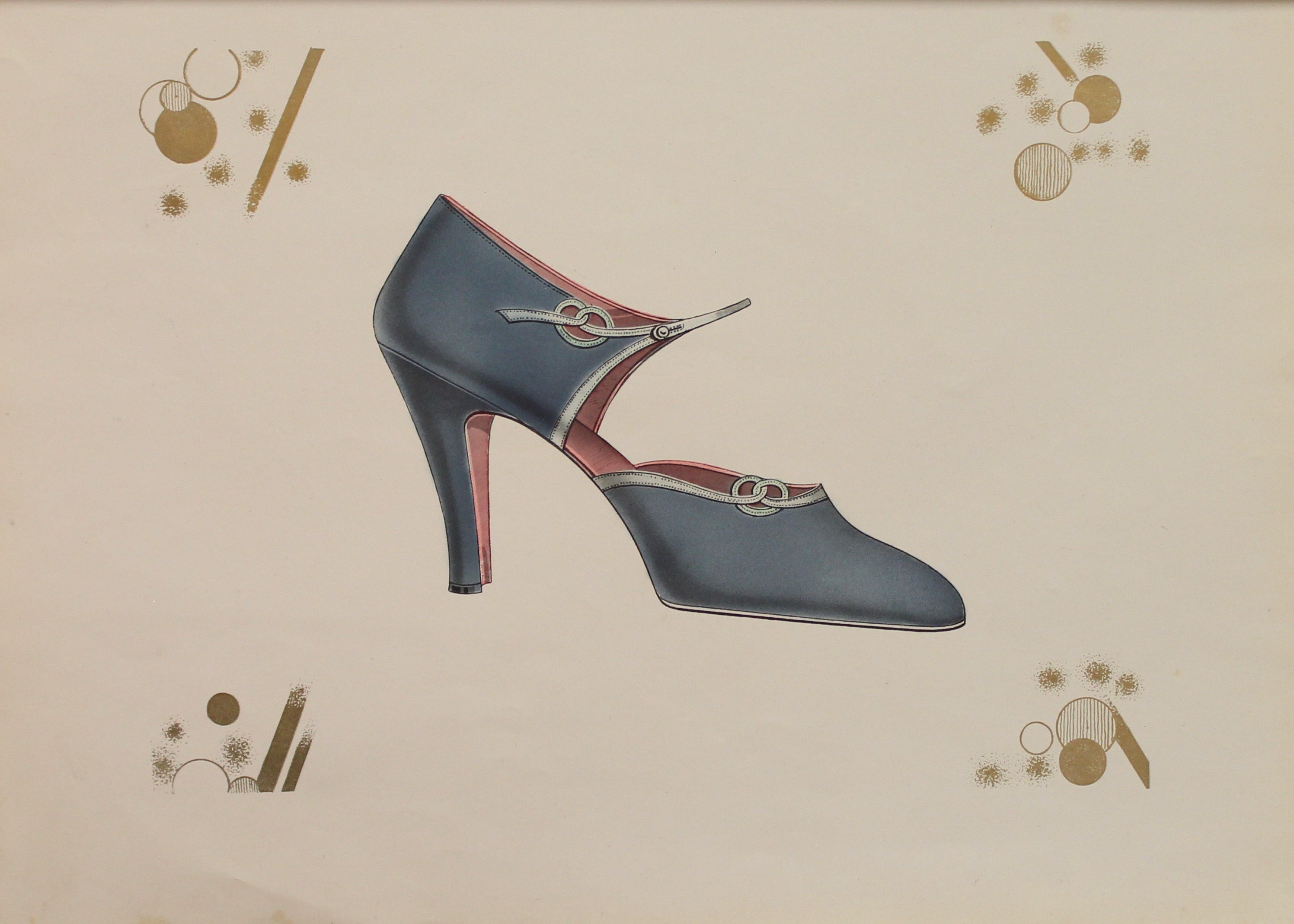 Fashion, French Society Shoes, #12, c1920 – Antiquarian Print Shop