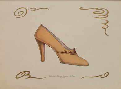Fashion, French Society Shoes, Talon from Maison Huygen-St-Ouen, Re1038, c1920