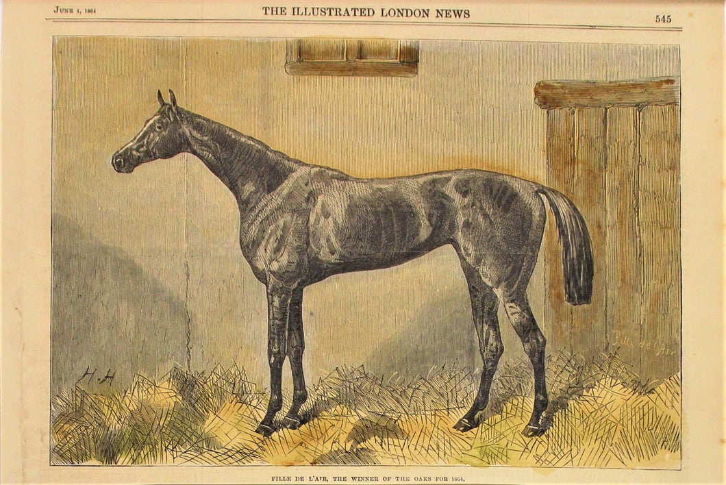 Sporting, Equestrian, Fille De L'air, Winner of the Oaks,  1864