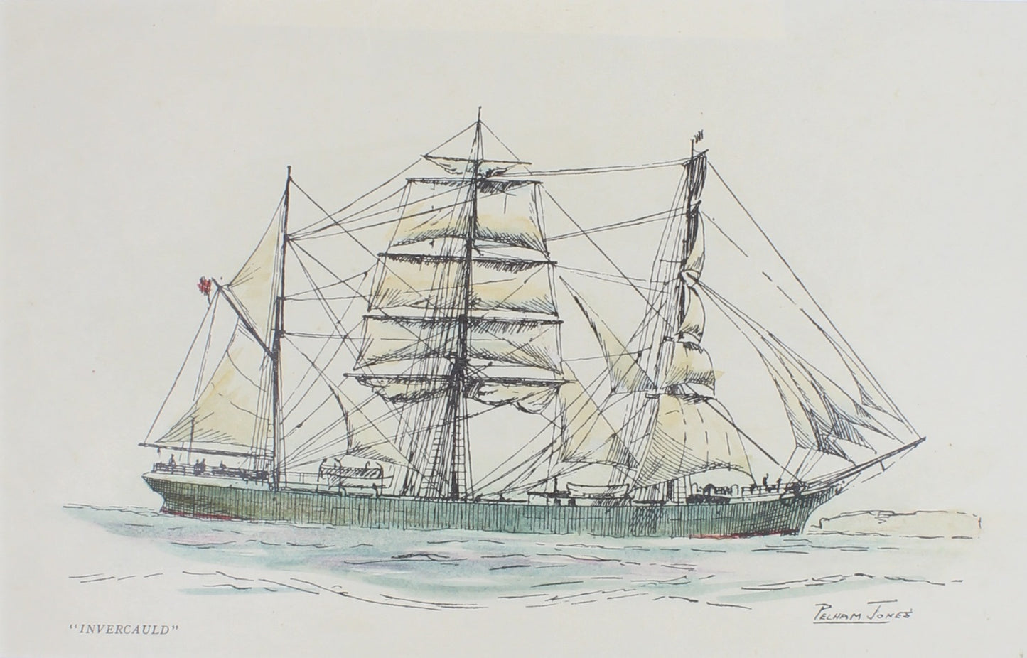 Marine, Bowen, Frank Charles, "Invercauld", Sailing Ships of the London River, c1930