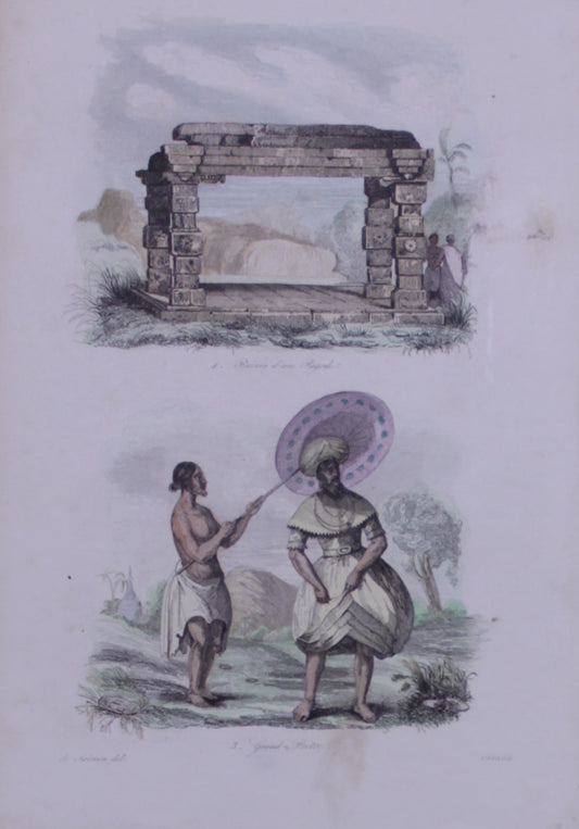 Historical, de Sainson, Ruins d'une Pagade, c1798