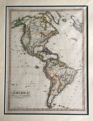 Map, Steiler Adolf, America, Steilers Hand Atlas,1839