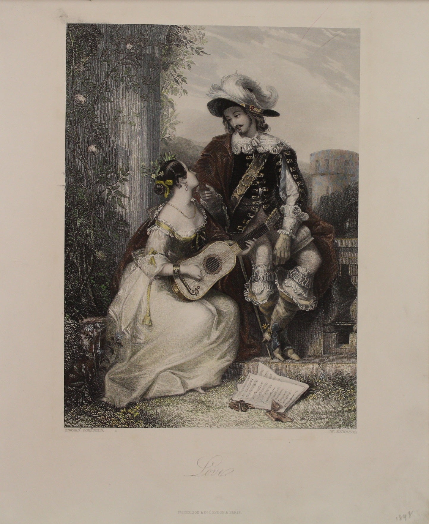 Music, Love, Edward Corbould, 1848