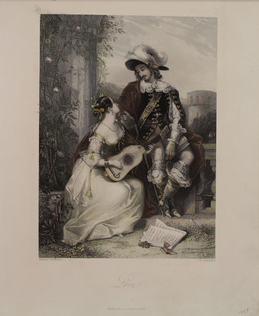 Music, Love, Edward Corbould, 1848