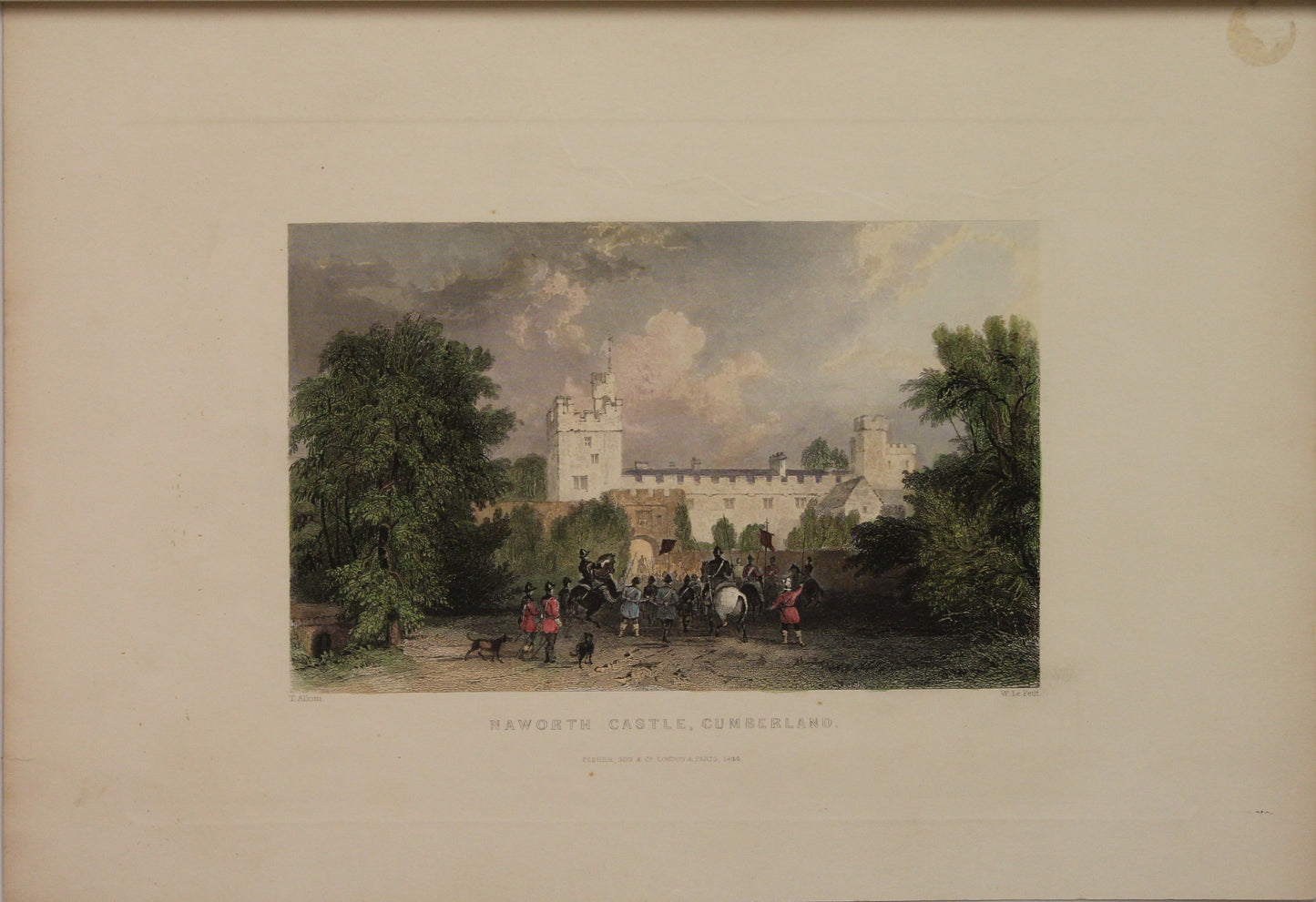 Military, Naworth Castle, Cumberland   c1884