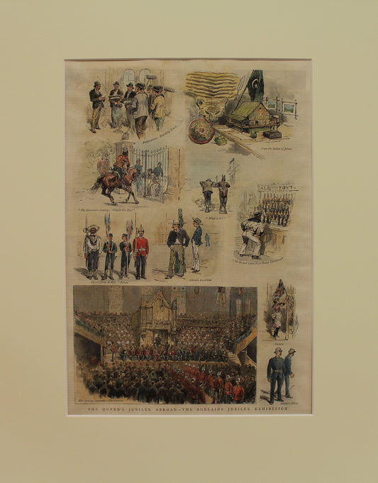 Military, The Queens Jubilee Abroad, The Adelaide Jubilee Exhibition, 1878