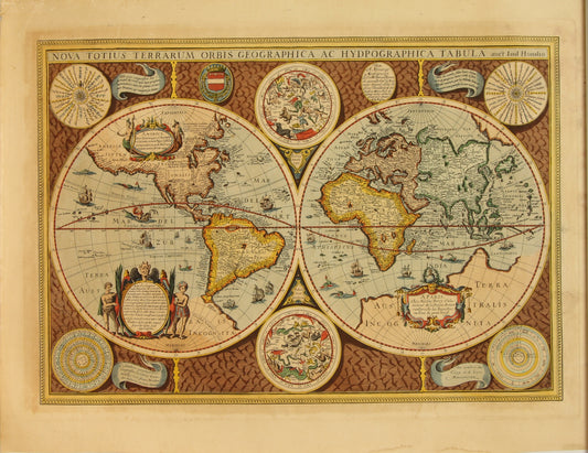 Map, Nova Totius Terrarum Orbis, c1649