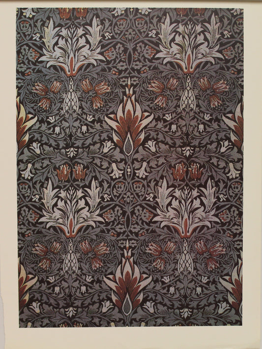 Decorator, Morris William, Fabric Design, Snakeshead, Plate 16, Art Nouveau, c1876
