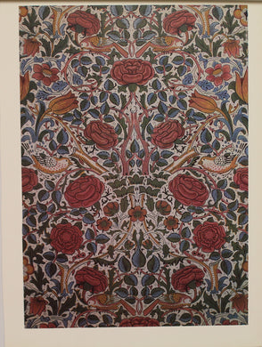 Decorator, Morris William, Fabric Design, Rose Chintz, Plate 22, Art Nouveau, c1883