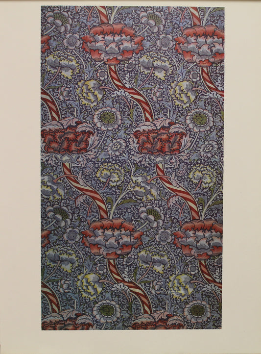 Decorator, Morris William, Fabric Design,  Wandle Chintz, Art Nouveau, c1884