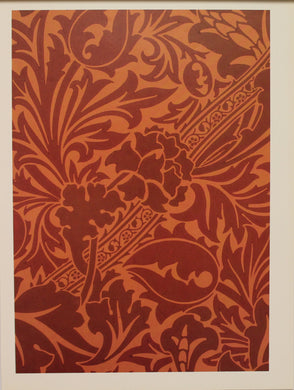 Decorator, Morris William, Walpaper Design, Bruges, Plate 27, Art Nouveau, c1888