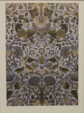 Decorator, Morris William, Fabric Design, Lodden Chintz, Plate 27, Art Nouveau, c1884