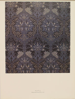 Decorator, Morris William, Woven Wool Fabric Design, Honeycomb, Plate 29, Art Nouveau, c1876