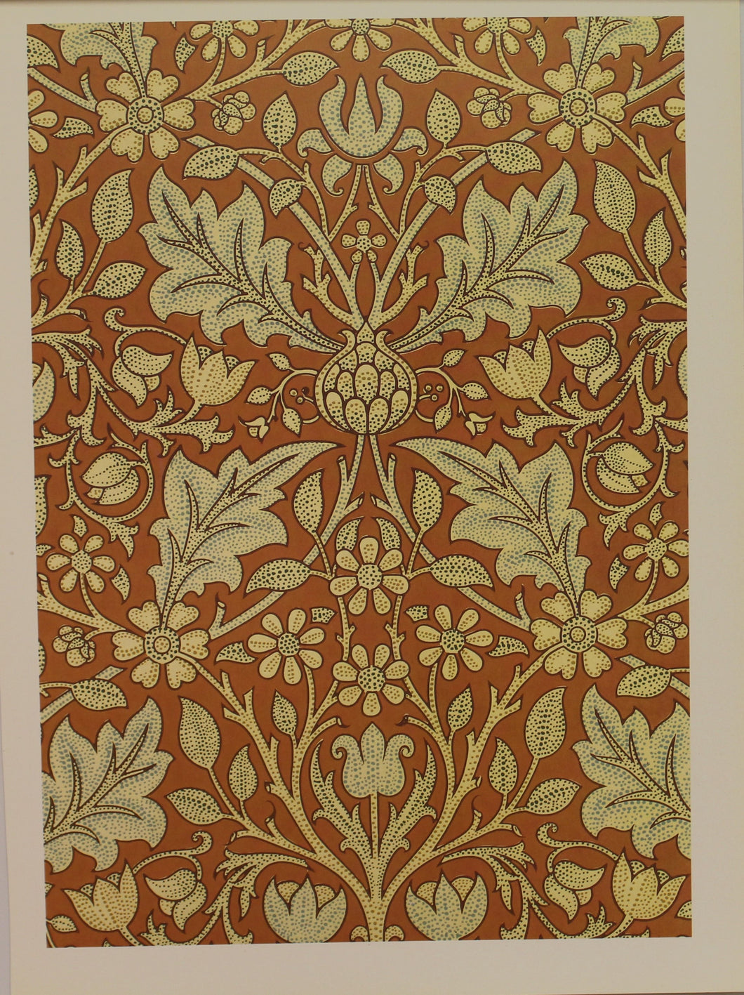 Decorator, Morris William, Wallpaper Design, Triple Net, Plate 35, Art Nouveau, c1891