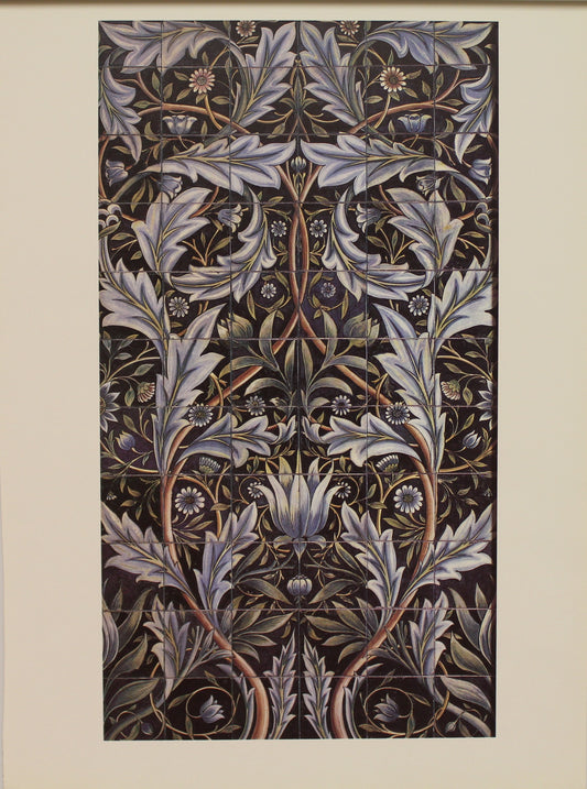 Decorator, Morris William, Tile Panel, Plate 37, Art Nouveau, c1887