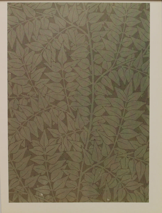 Decorator, Morris William, Wallpaper Design, Branch, Plate 4, Art Nouveau, c1872