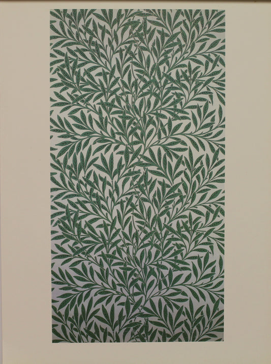 Decorator, Morris William, Wallpaper Design, Willow, Wallpaper, Plate 4, Art Nouveau, c1874