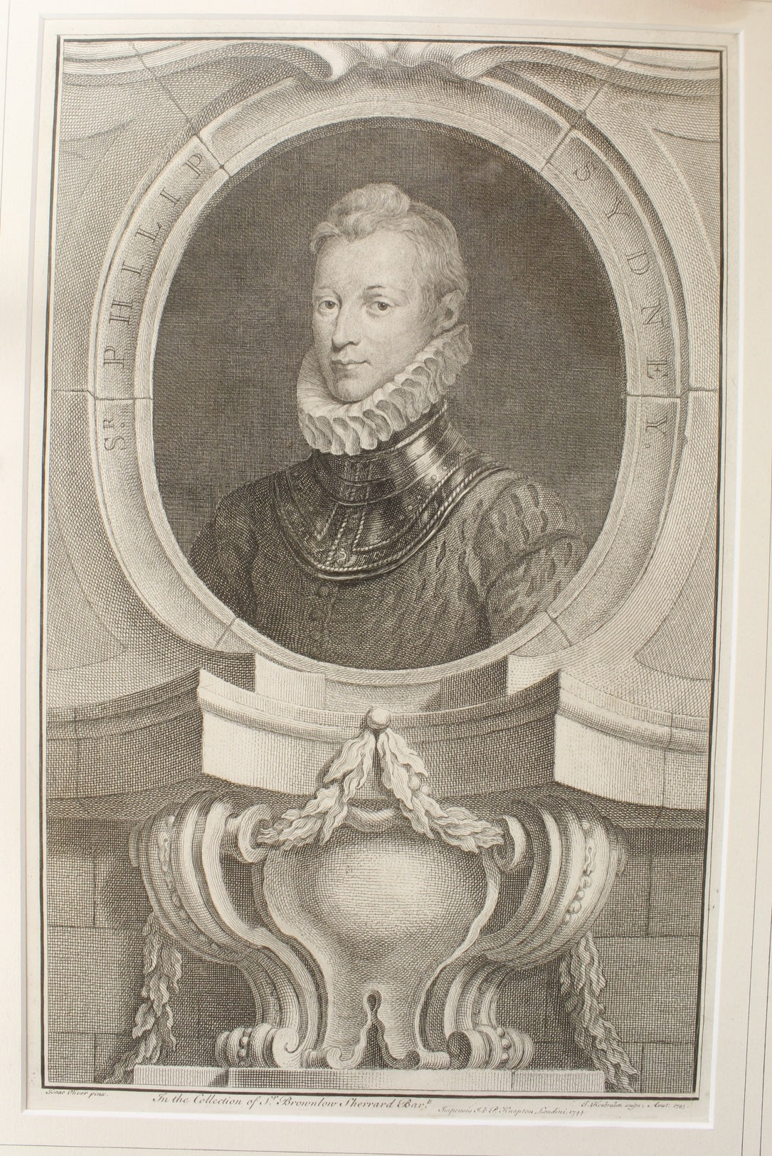 Portrait - Houbraken Jacobus, Sir Philip Sydney - 1747