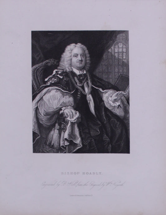 Portraits, Hogarth, Bishop Hoadly, c1743