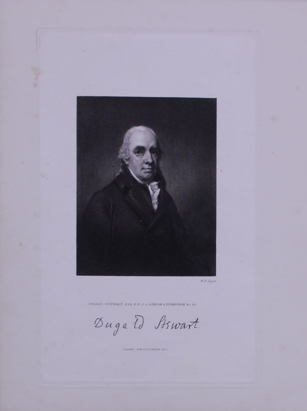 Portraits, Lizars, Dugald Stewart, c1832